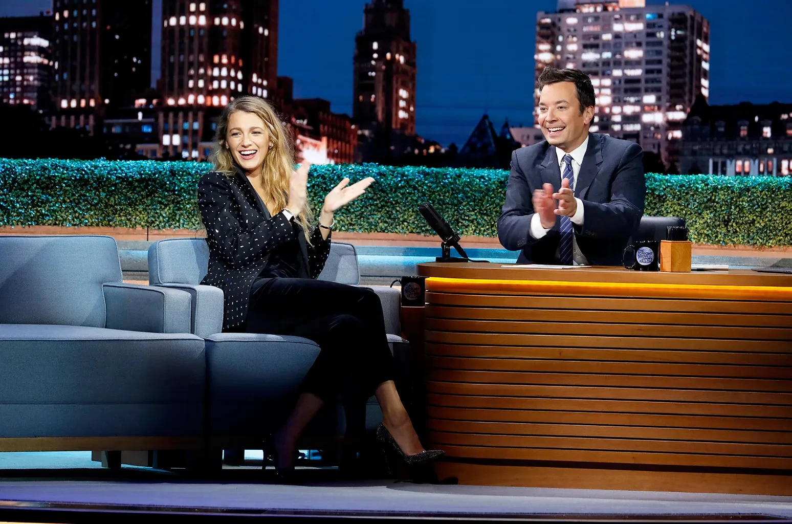 Blake Lively on The Tonight Show Starring Jimmy Fallon,