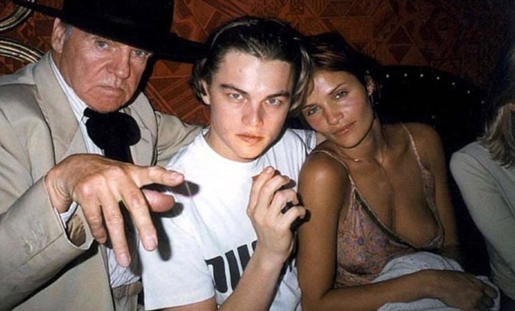 Leonardo DiCaprio and Helena Christensen