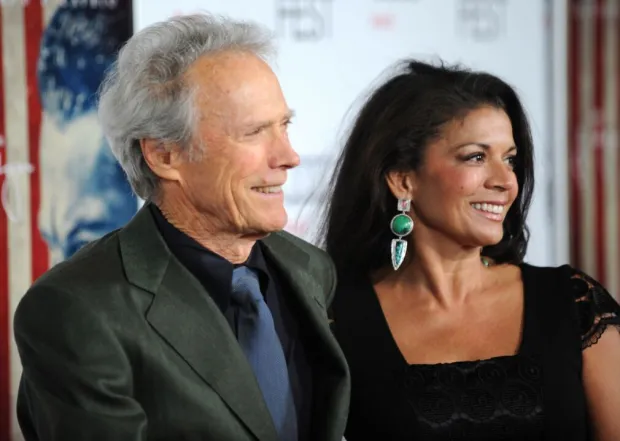 Clint Eastwood and Dina Eastwood