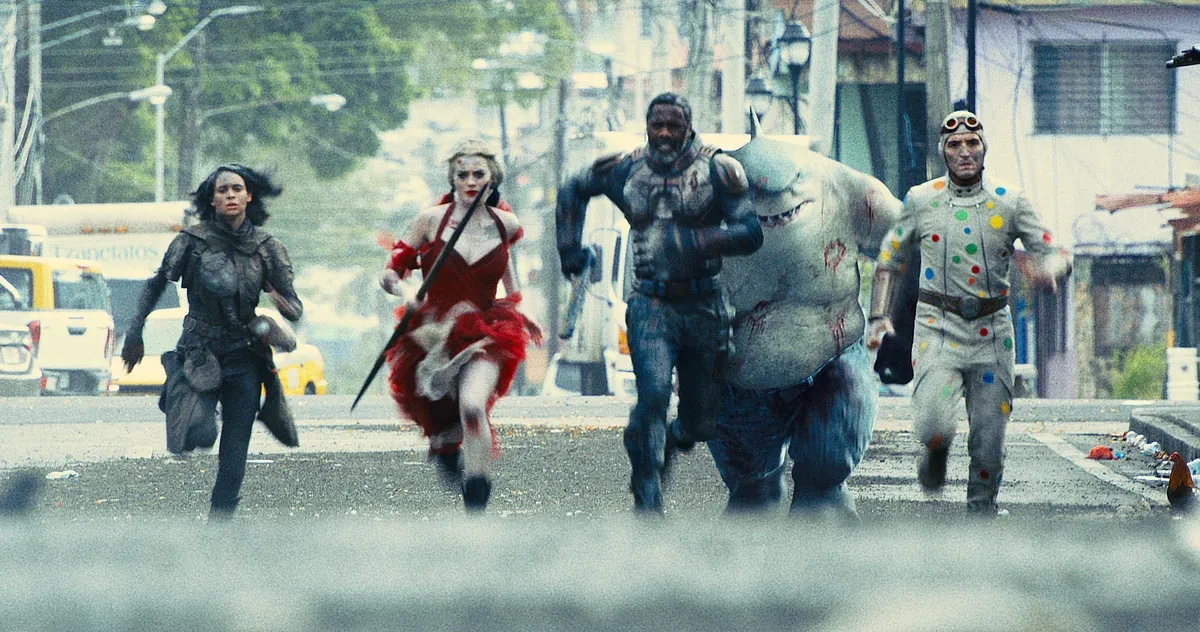 A still from The Suicide Squad 