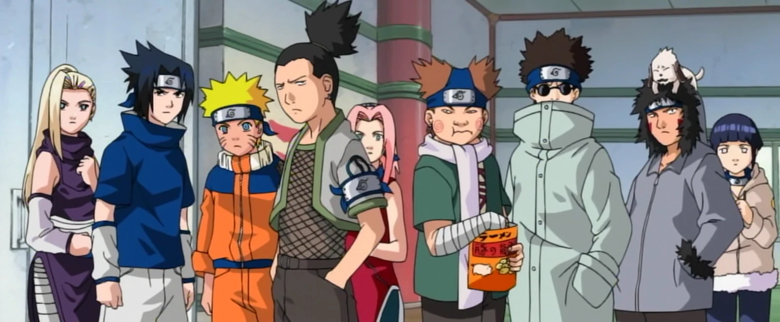 Combatants of Chunin exams from Konoha village.