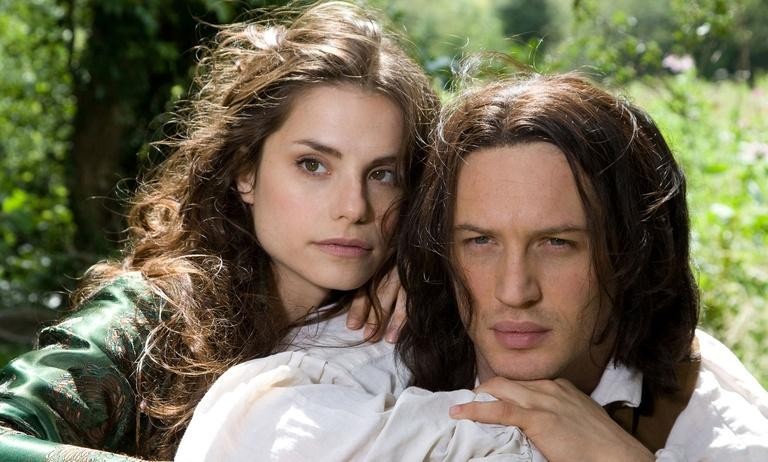Tom Hardy and Charlotte Riley in Wuthering Heights