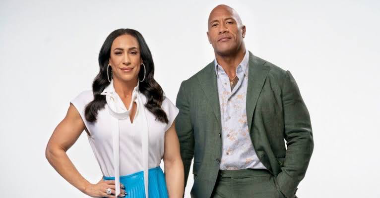 Dwayne Johnson and Dany Garcia