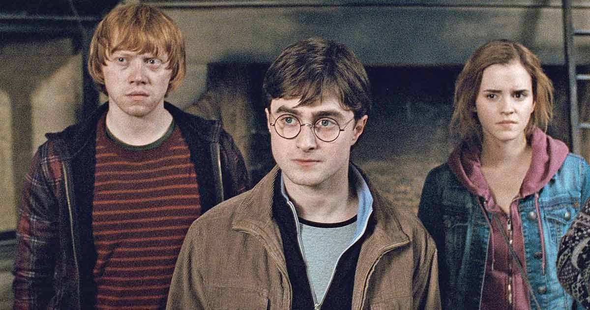 The trinity of Daniel Radcliffe, Rupert Grint and Hermione Granger from the Harry Potter franchise