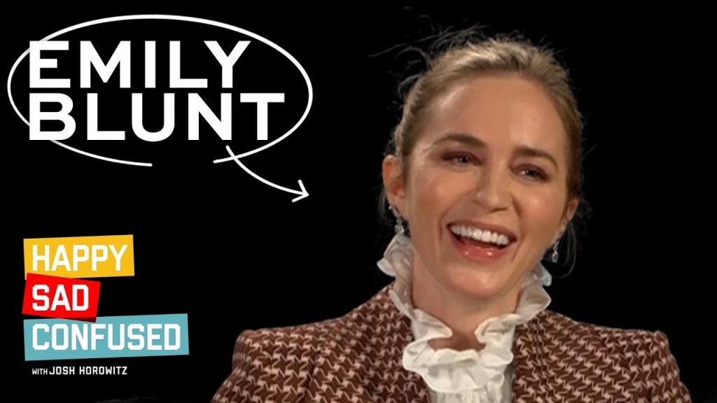 Emily Blunt on the Happy Sad Confused podcast