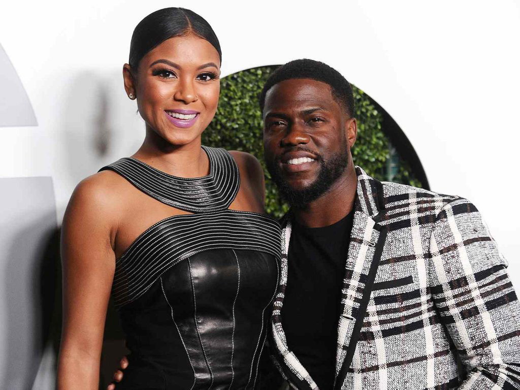 Kevin Hart with wife Eniko Parrish Hart