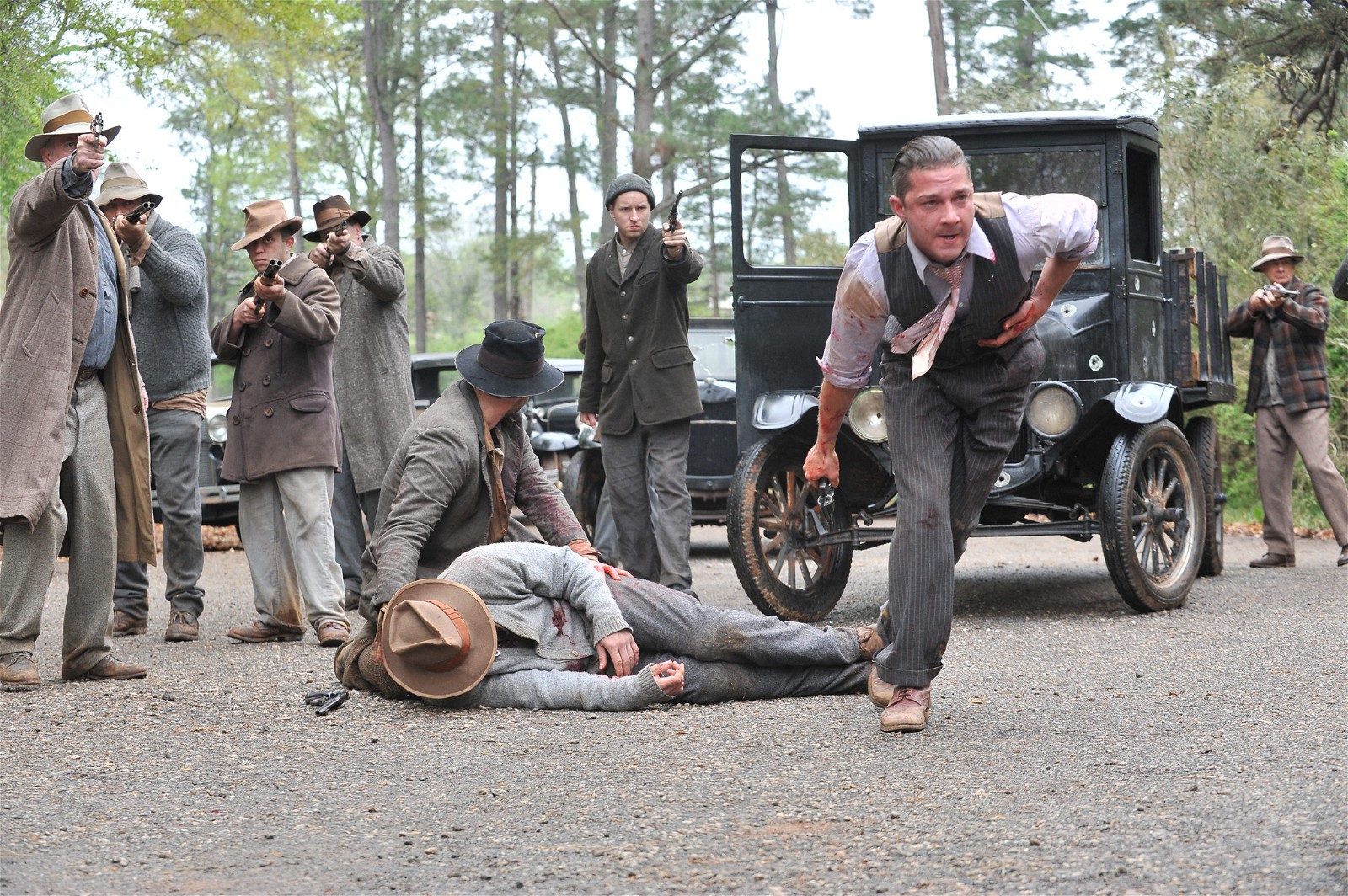 Shai LaBeouf in a still from Lawless (2012).