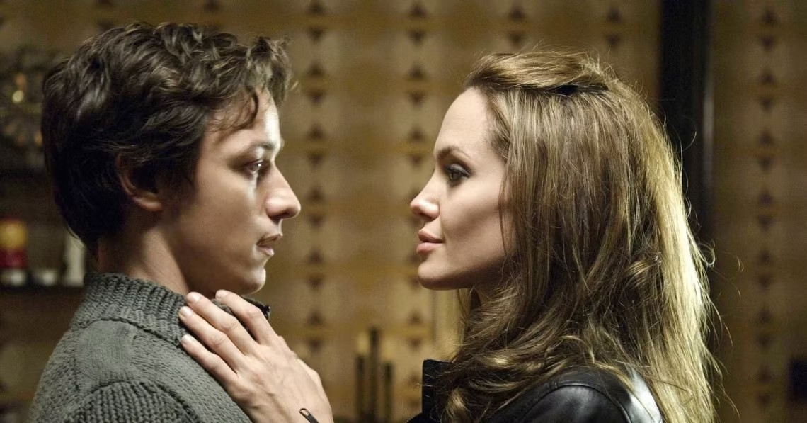 James McAvoy and Angelina Jolie