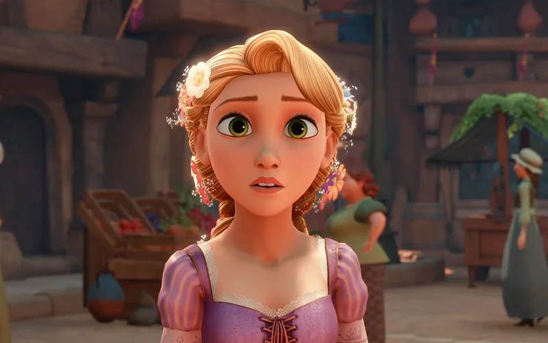 A still of Rapunzel from Tangled