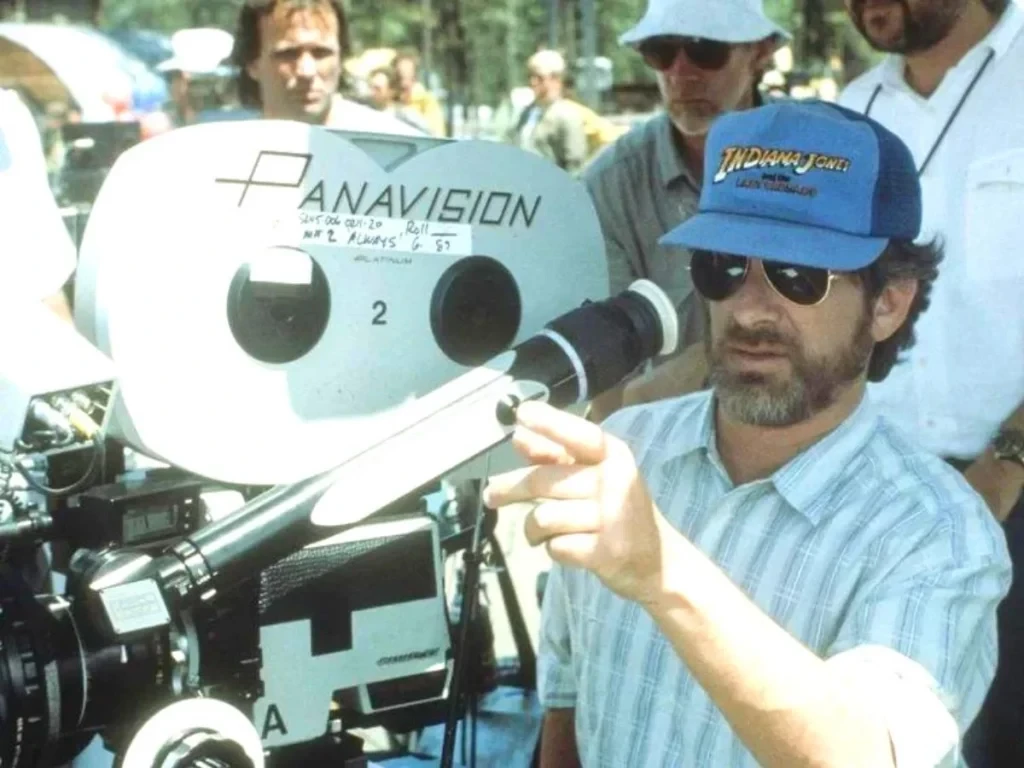Steven Spielberg filming Jaws