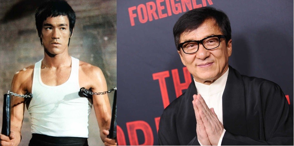 Bruce Lee and Jackie Chan