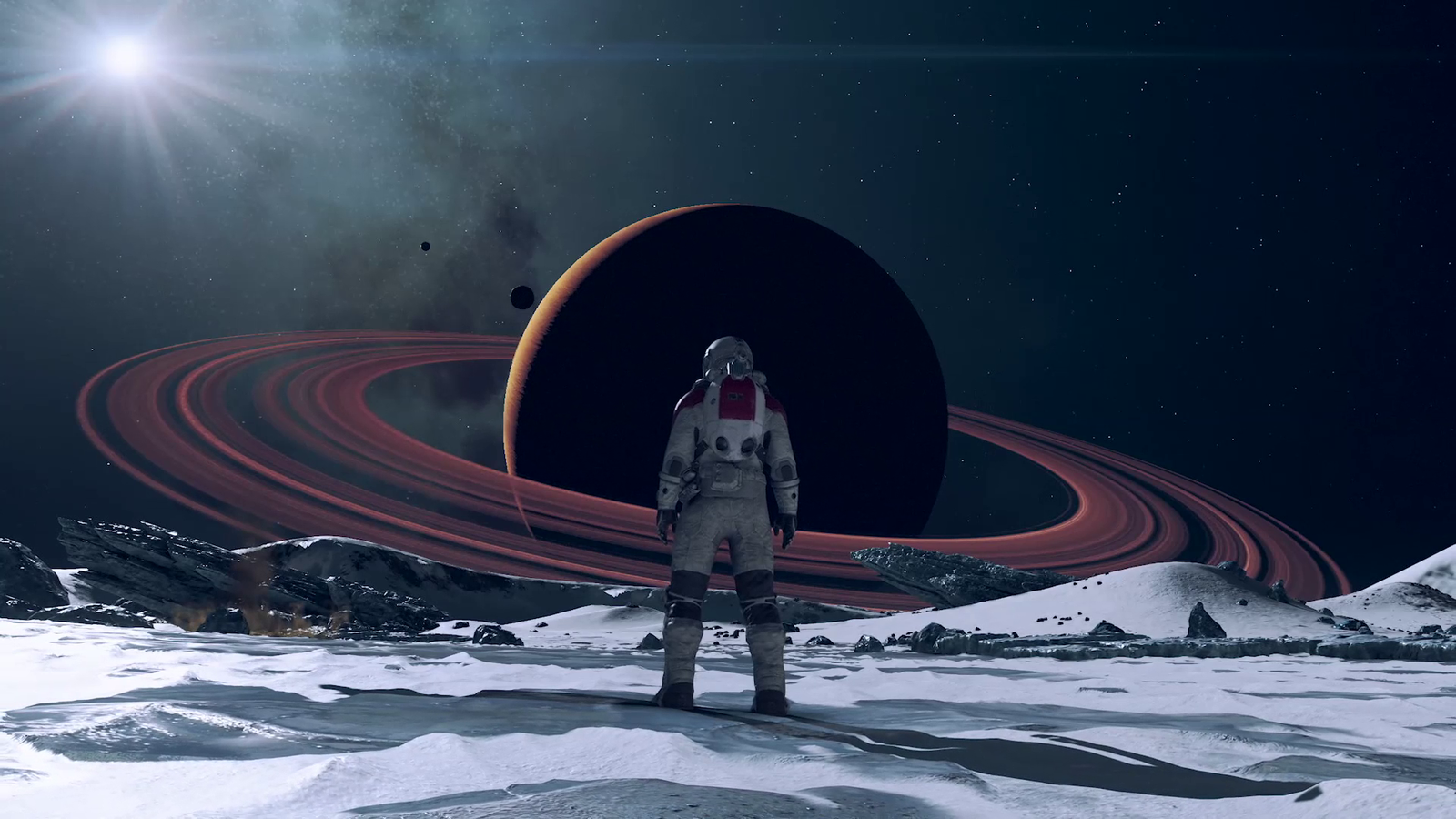 A still from the upcoming AAA game Starfield.