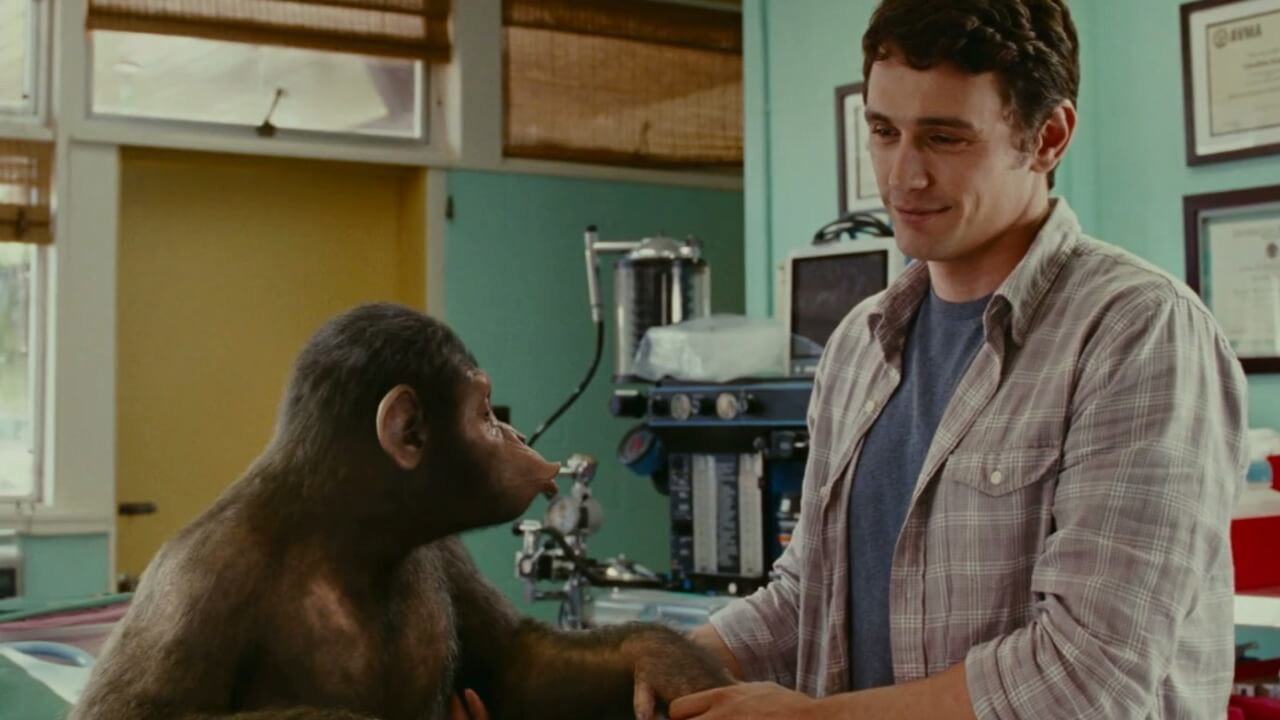 James Franco rise of the planet of the apes