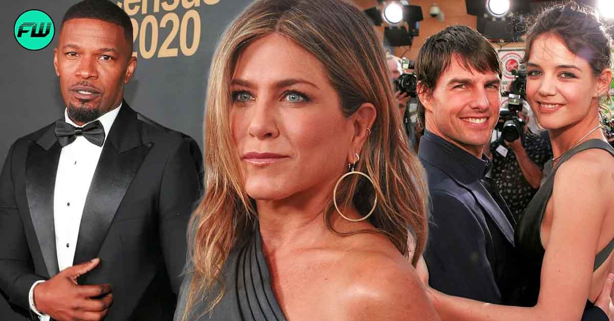 Jennifer Aniston Likes Fan Hating on Katie Holmes and Tom Cruise Post After Her Link to Jamie Foxx Landed Her in Serious Trouble