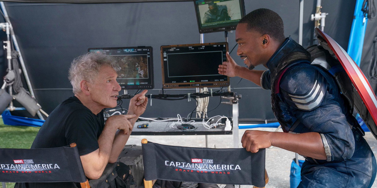 Harrison Ford and Anthony Mackie