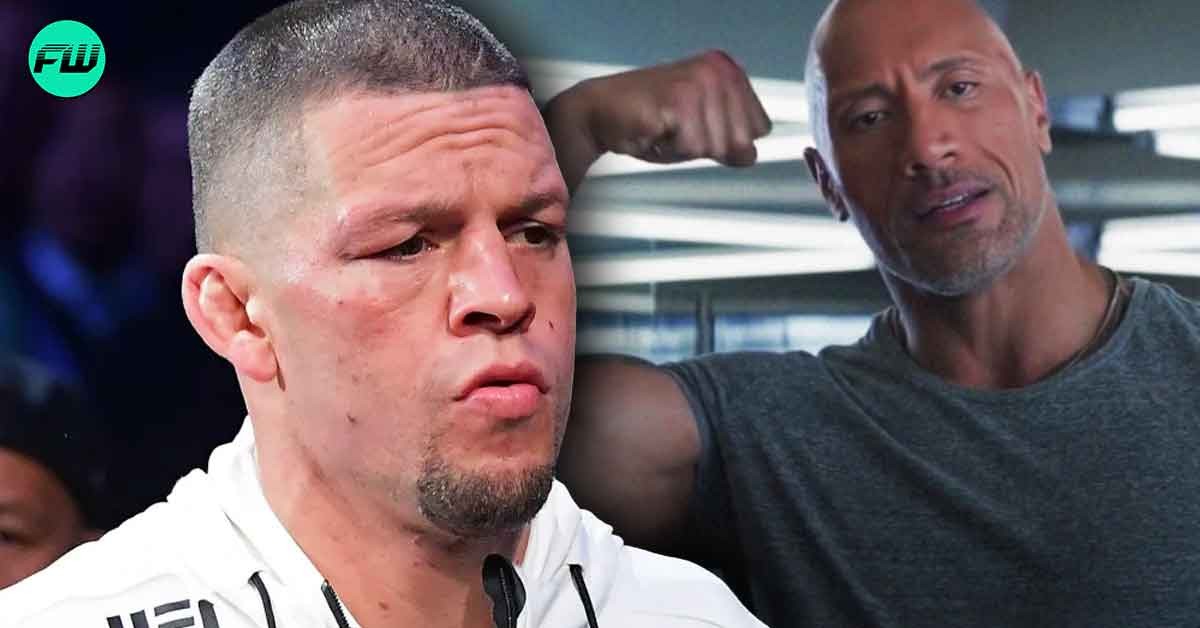 Nate Diaz Humiliated Dwayne Johnson in Public for a Strange Reason After Calling Out Fast X Star to Fight Him
