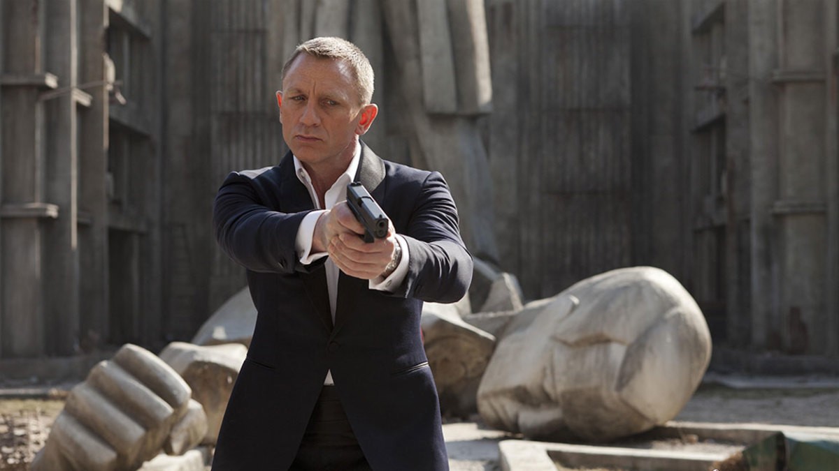 Daniel Craig as James Bond in a still from Skyfall