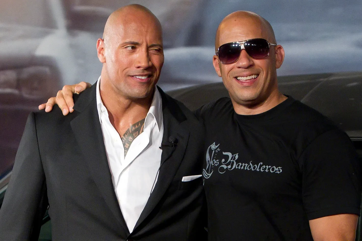 Dwayne Johnson and Vin Diesel are friends again
