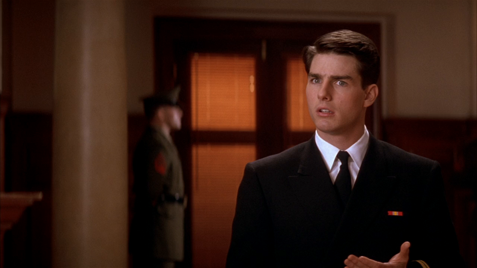 Tom Cruise as Lt. Daniel Kaffee in A Few Good Men