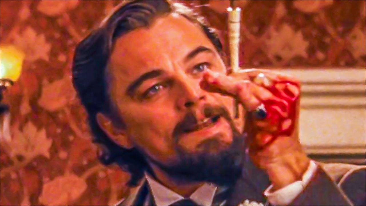 Leonardo DiCaprio in Django Unchained.