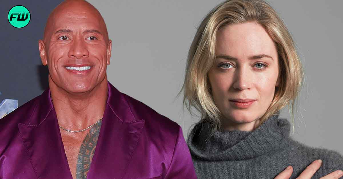 "I want to see Dwayne Johnson rip the face with something in Oppenheimer": Emily Blunt is Sure as Hell The Rock is Going to Win an Oscar Soon