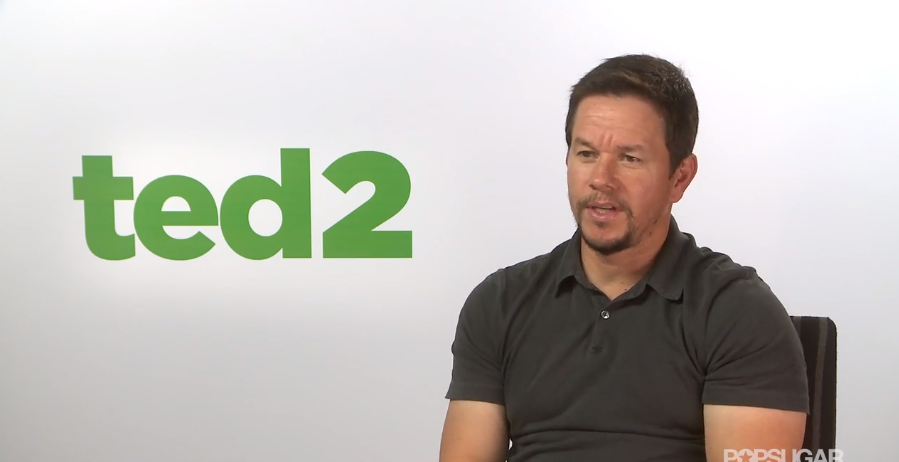 Mark Wahlberg during the interview