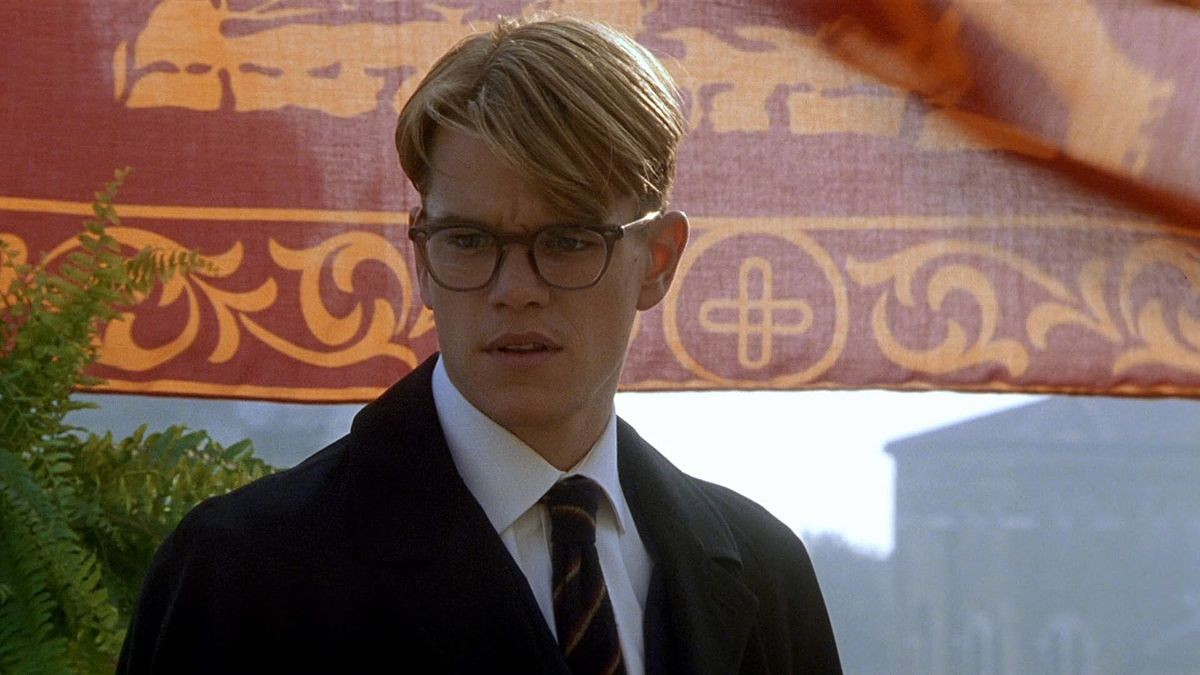 Matt Damon as Tom Ripley in a still from The Talented Mr. Ripley