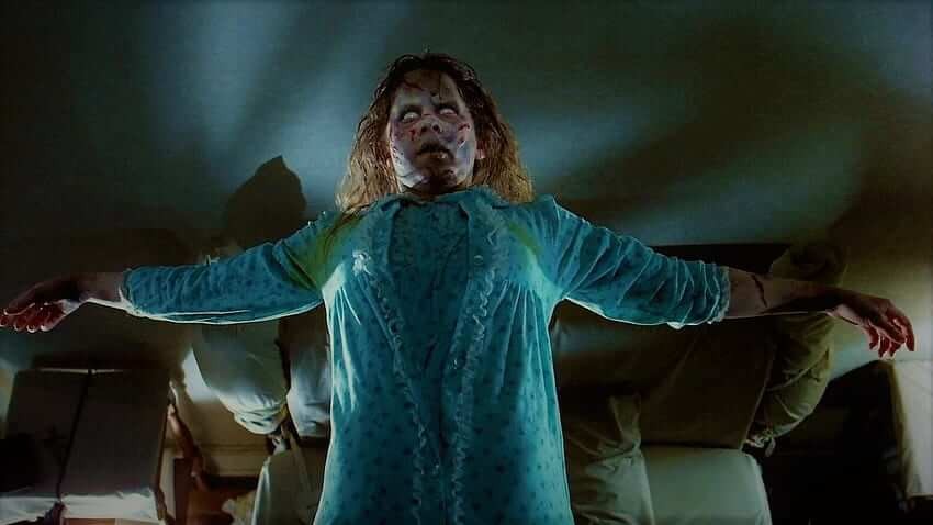 A still from The Exorcist