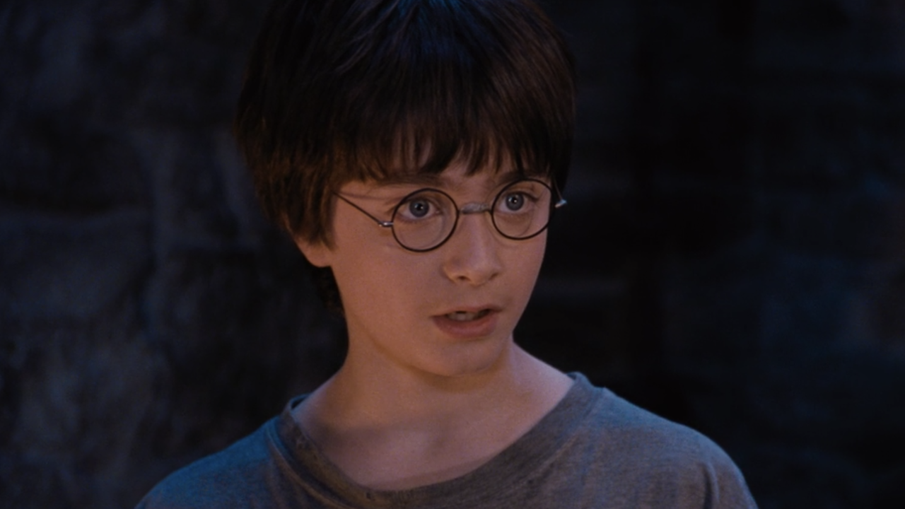 Daniel Radcliffe in the first Harry Potter film