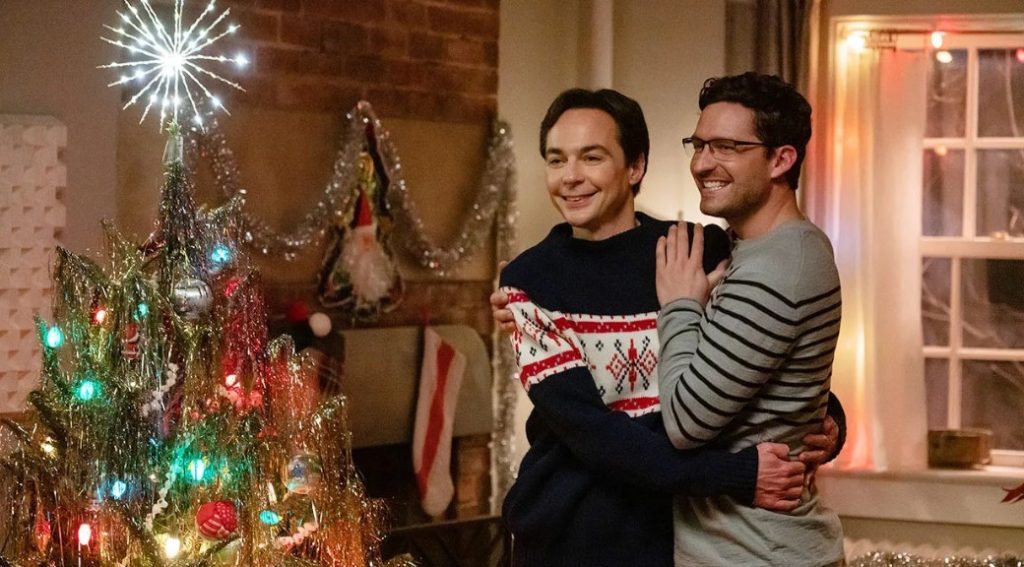 Jim Parsons and Ben Aldridge in 'Spoiler Alert'