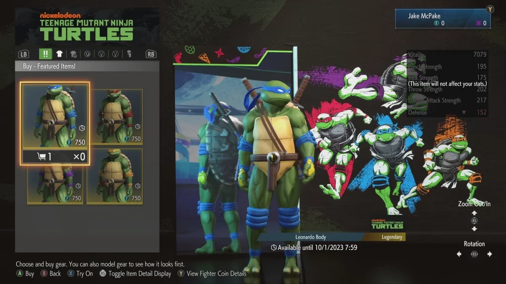The Teenage Mutant Ninja Turtles Skins In Street Fighter 6 Are Ridiculously Expensive