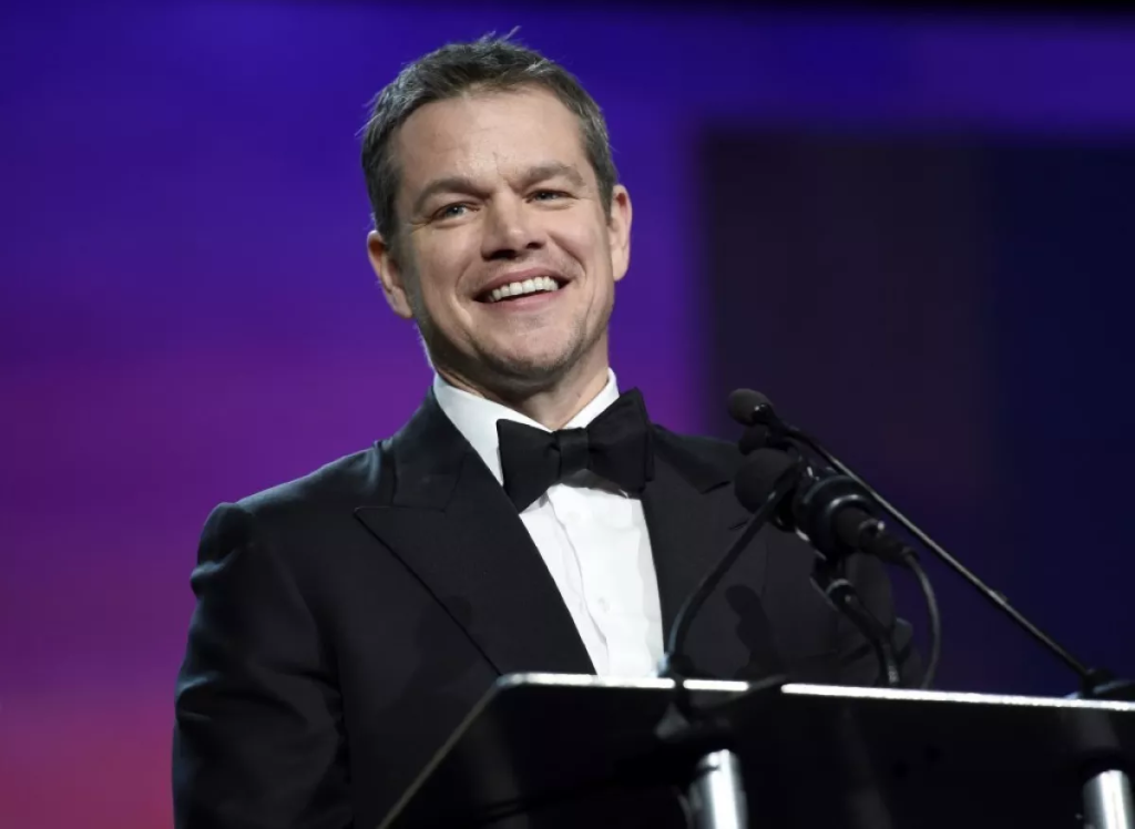 Matt Damon at the 73rd Golden Globes