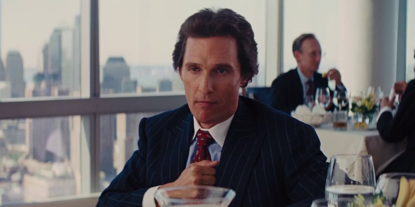 Matthew McConaughey in The Wolf of Wall Street