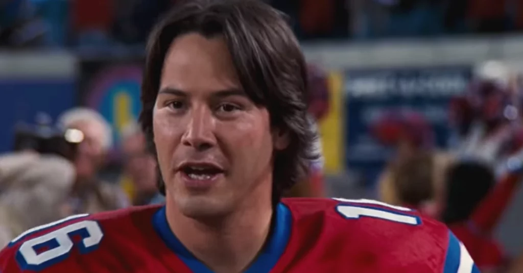 Keanu Reeves as Shane Falco in The Replacements | Credits: Bel Air Entertainment