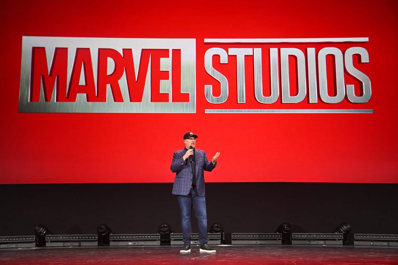 Kevin Feige at 2022 DC23 Expo