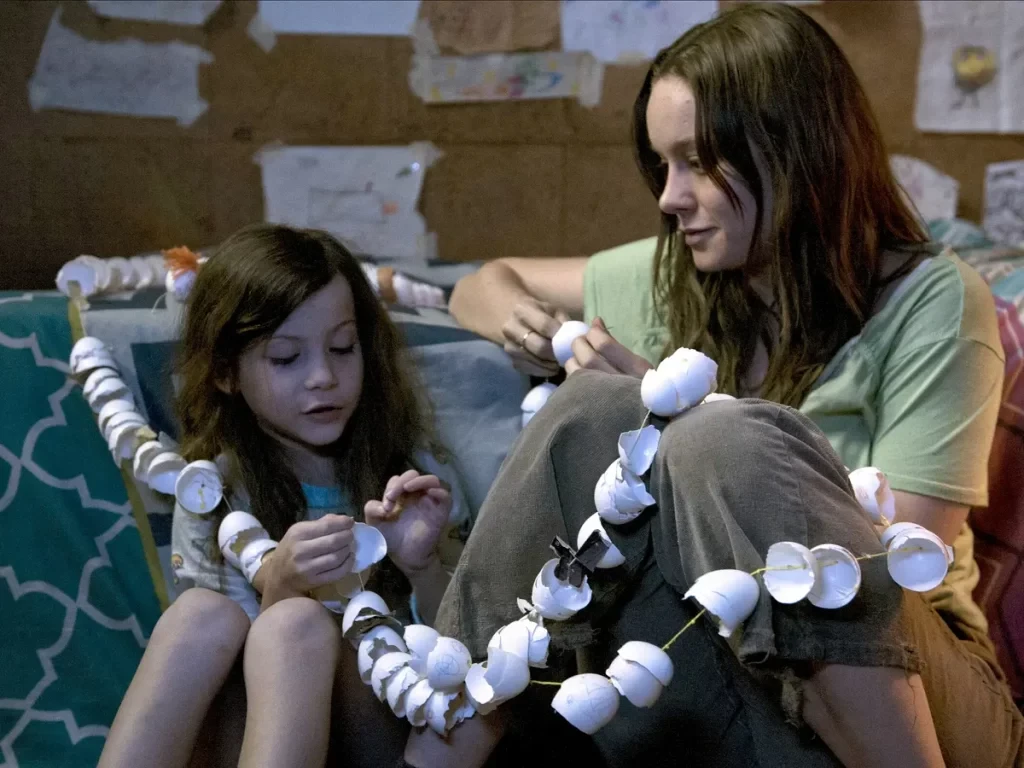 Brie Larson in a still from Room (2016)