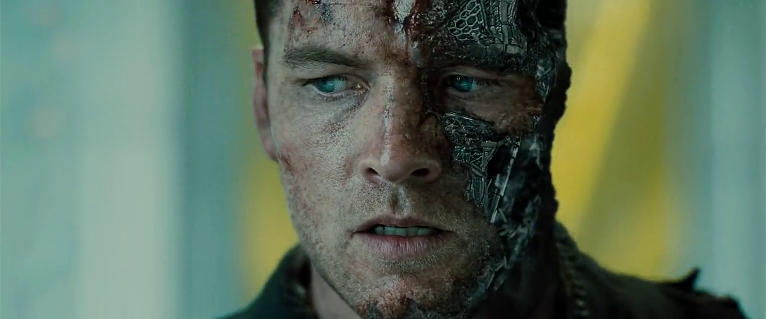 Sam Worthington in Terminator Salvation (2009).
