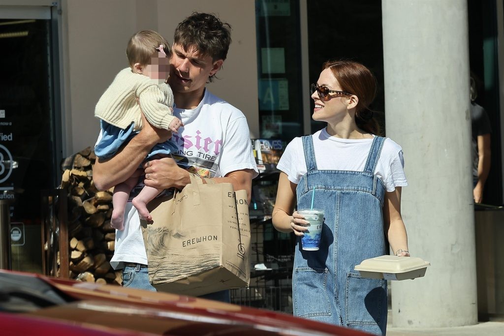Riley Keough and Husband Ben Smith Peterson with their daughter Tupelo Storm