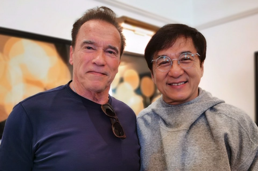 Arnold Schwarzenegger and Jackie Chan