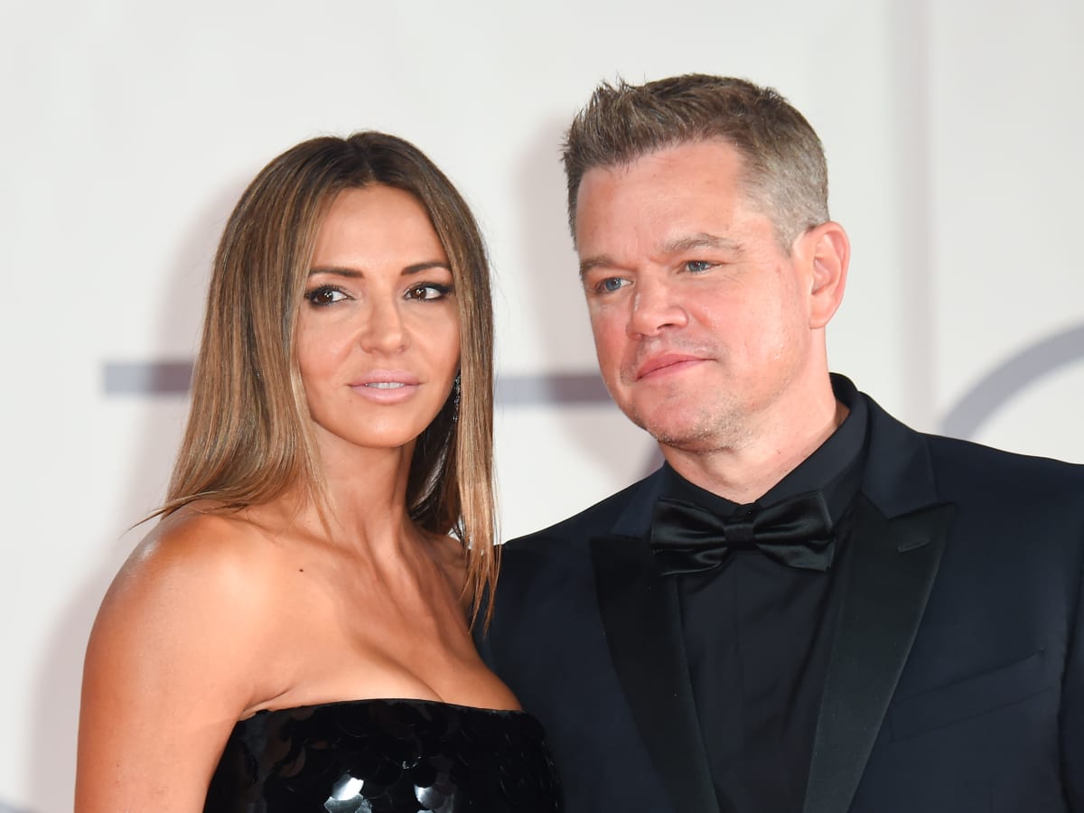 Matt Damon and Luciana Barroso