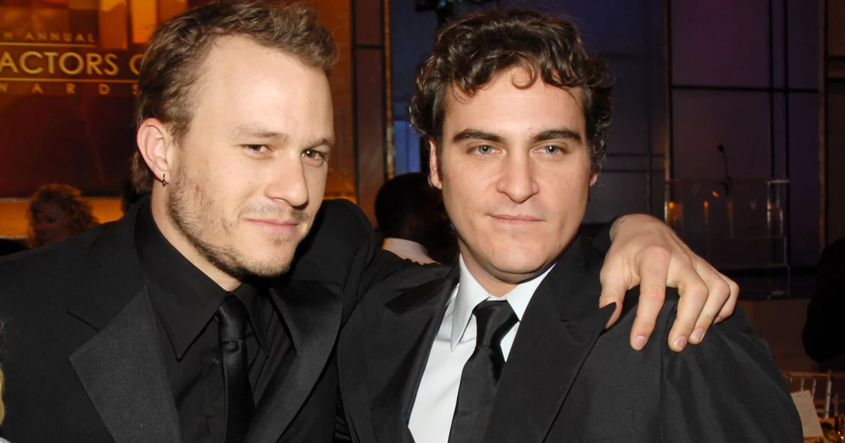 Joaquin Phoenix and Heath Ledger