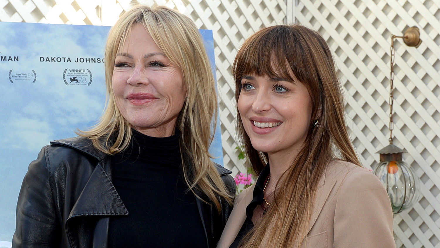 Dakota Johnson and her mom 