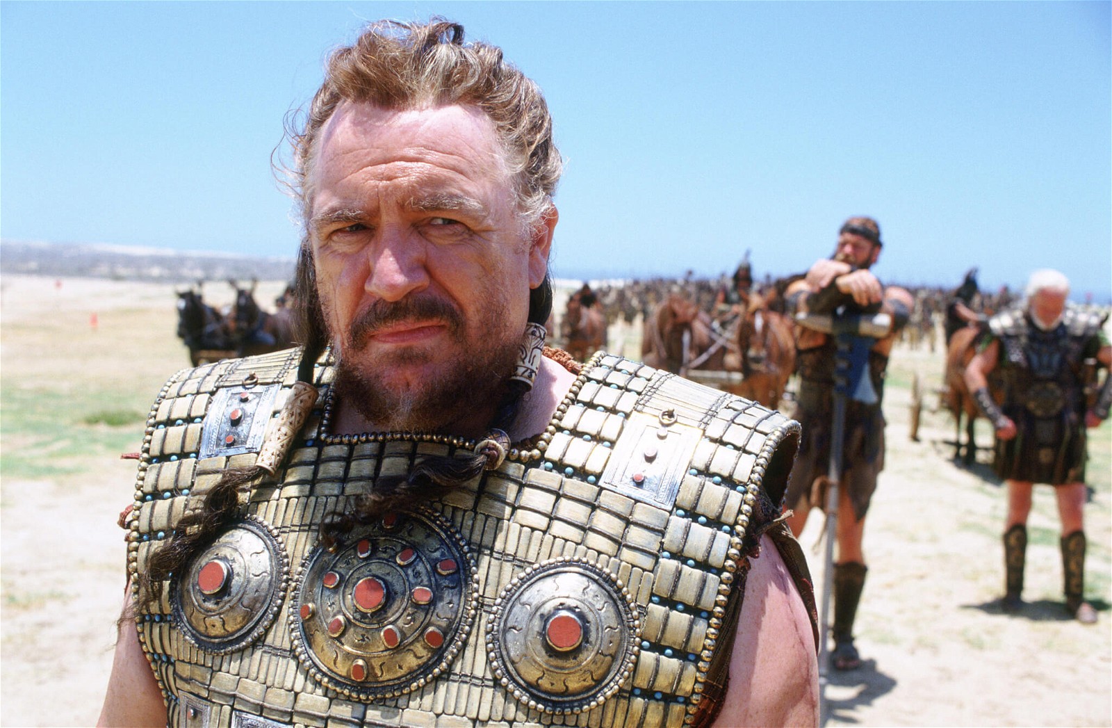 Brian Cox in a still from Troy