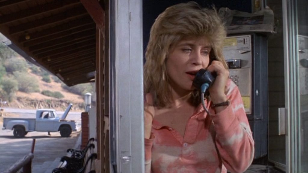 Linda Hamilton in a still from The Terminator (1984)