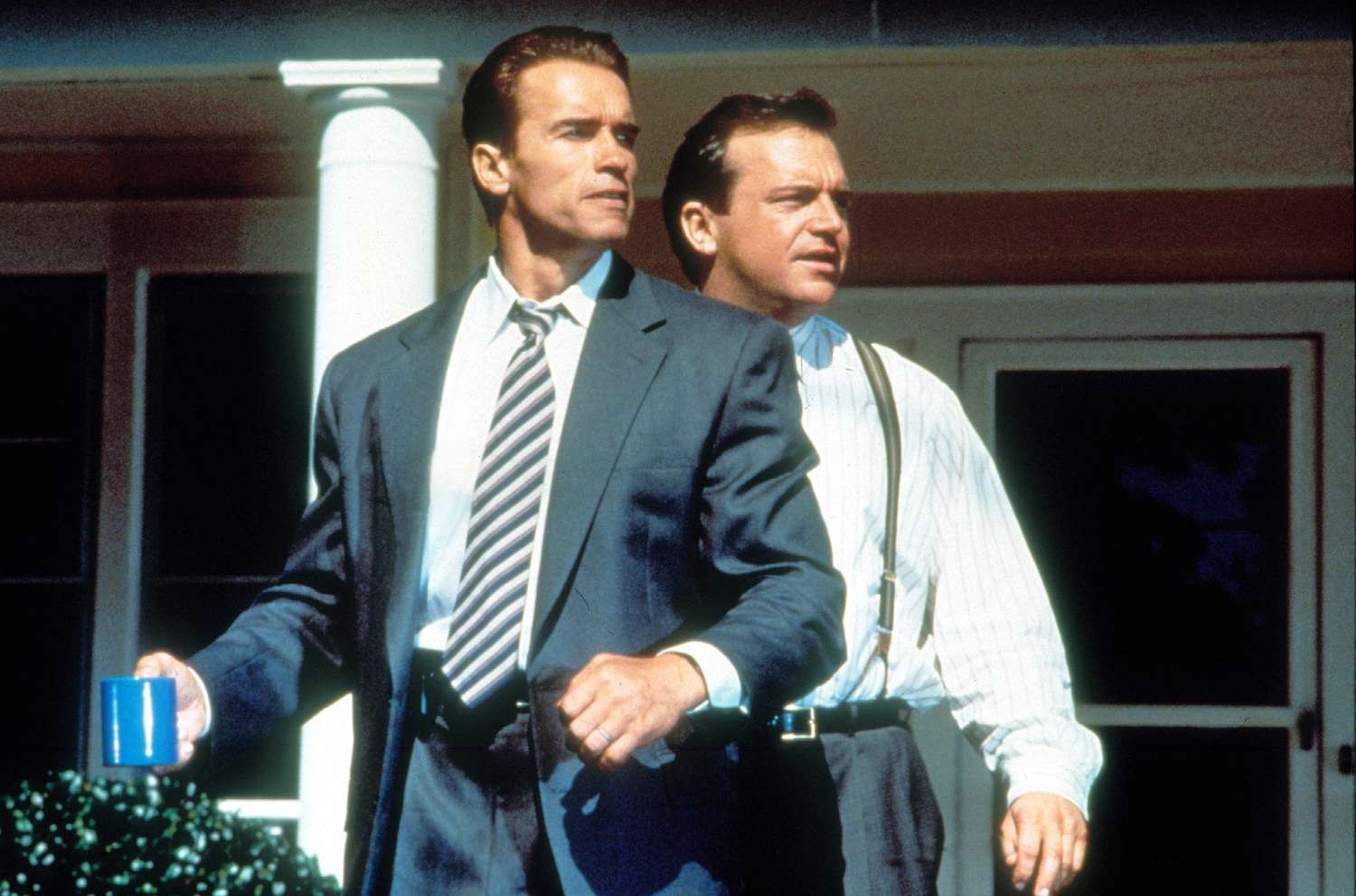 Arnold Schwarzenegger and Tom Arnold