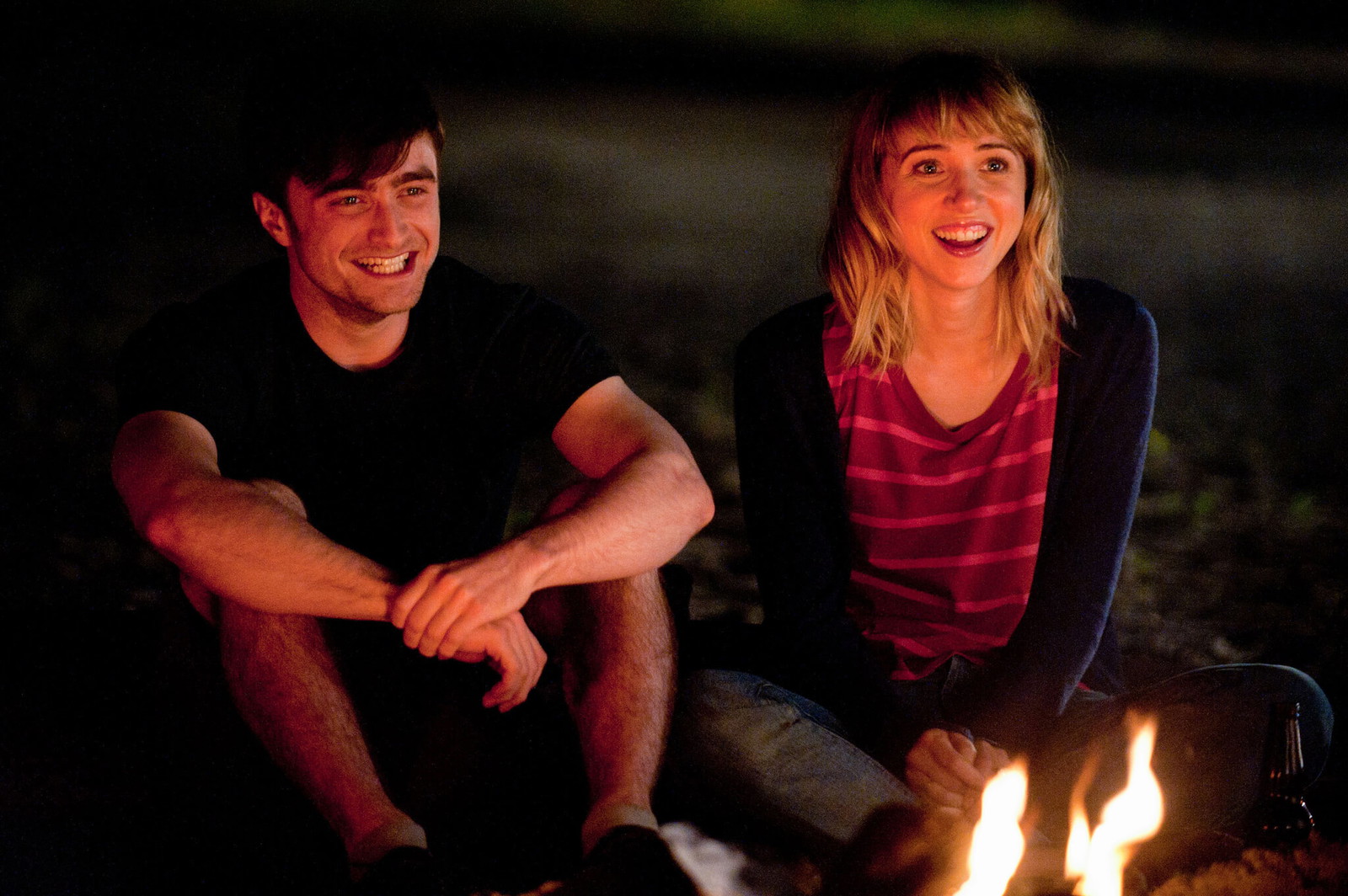 Daniel Radcliffe and Zoe Kazan in What If