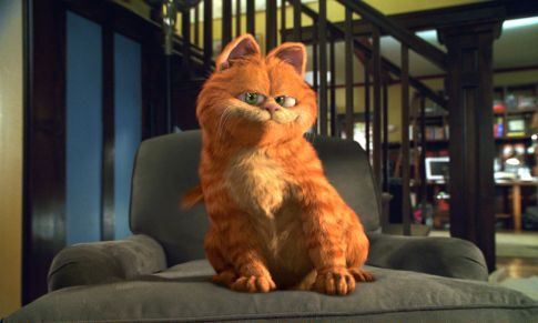 Bill Murray voicing Garfield in a still from Garfield- The Movie 