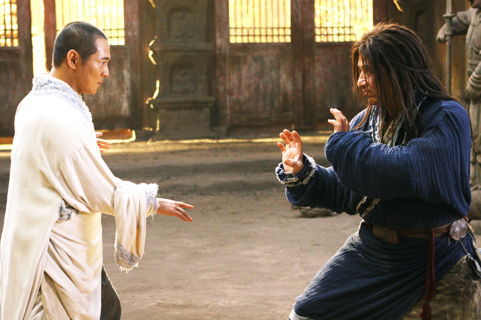 Jackie Chan and Jet Li in The Forbidden Kingdom (2008)