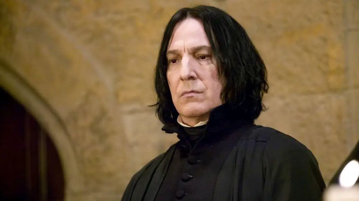 Alan Rickman as Severus Snape