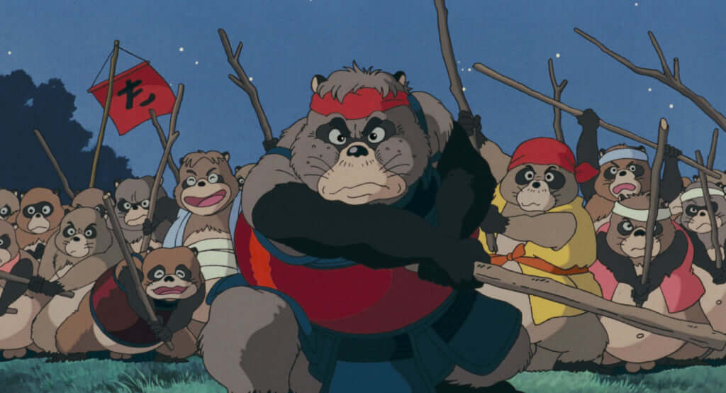 Racoon dogs in Pom Poko